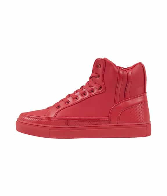 Urban Classics Zipper High Top Shoe Fire Red 3